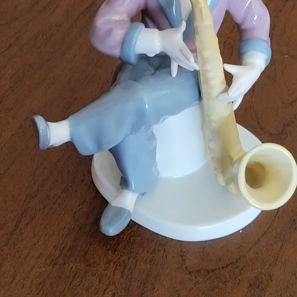Vintage 1985 Goebel Clown Playing Saxophone W Germany A Ruiz Figurine Circus